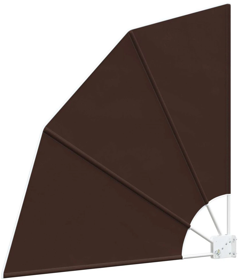 Balkono privatumo ekranas 140 x 140 cm Poliesteris Ruda