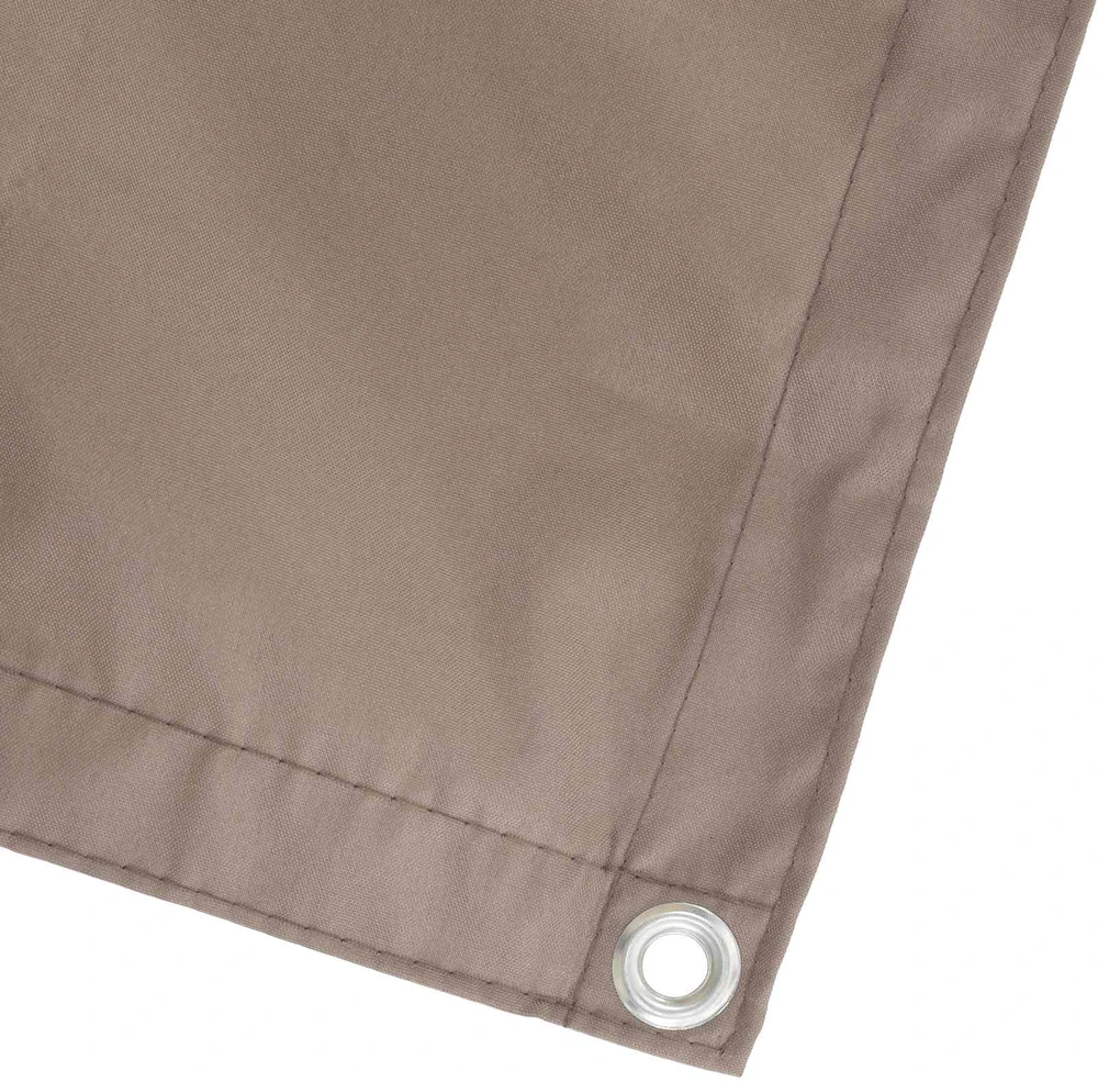 Balkono privatumo ekranas 1,5 x 25 m Audinys su PU danga Taupe