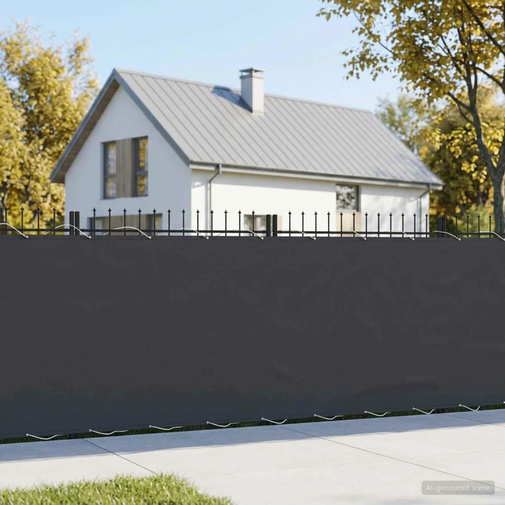 Balkono privatumo ekranas 150 x 1000 cm Audinys su PU danga