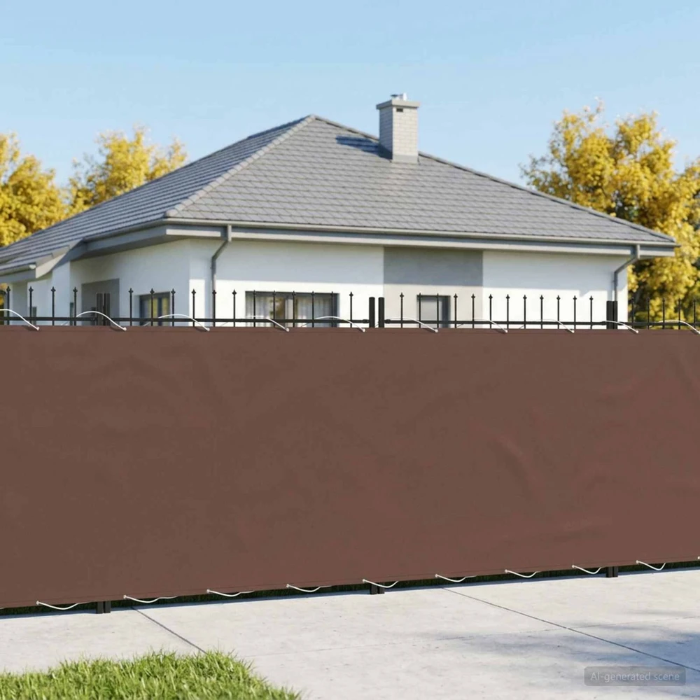 Balkono privatumo ekranas 150 x 300 cm Audinys su PU danga Ruda