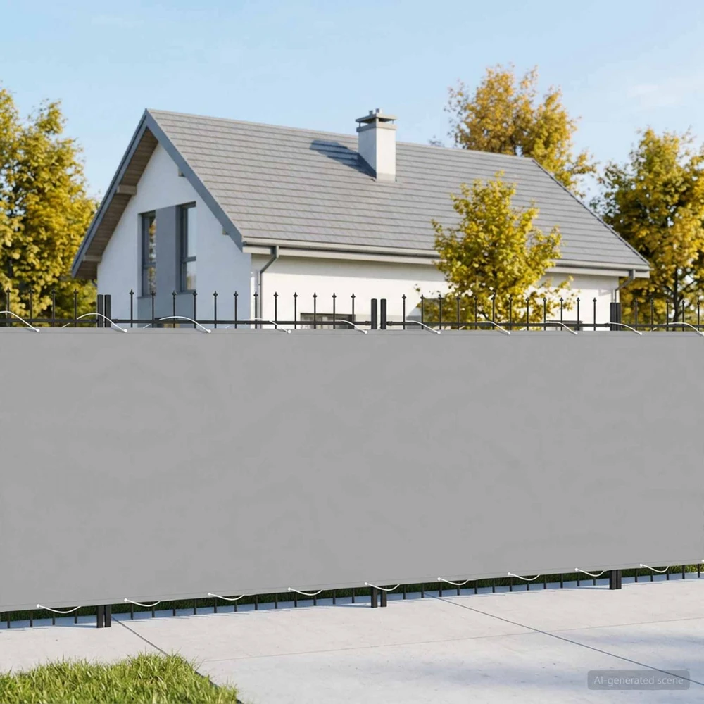 Balkono privatumo ekranas 150 x 500 cm Audinys su PU danga
