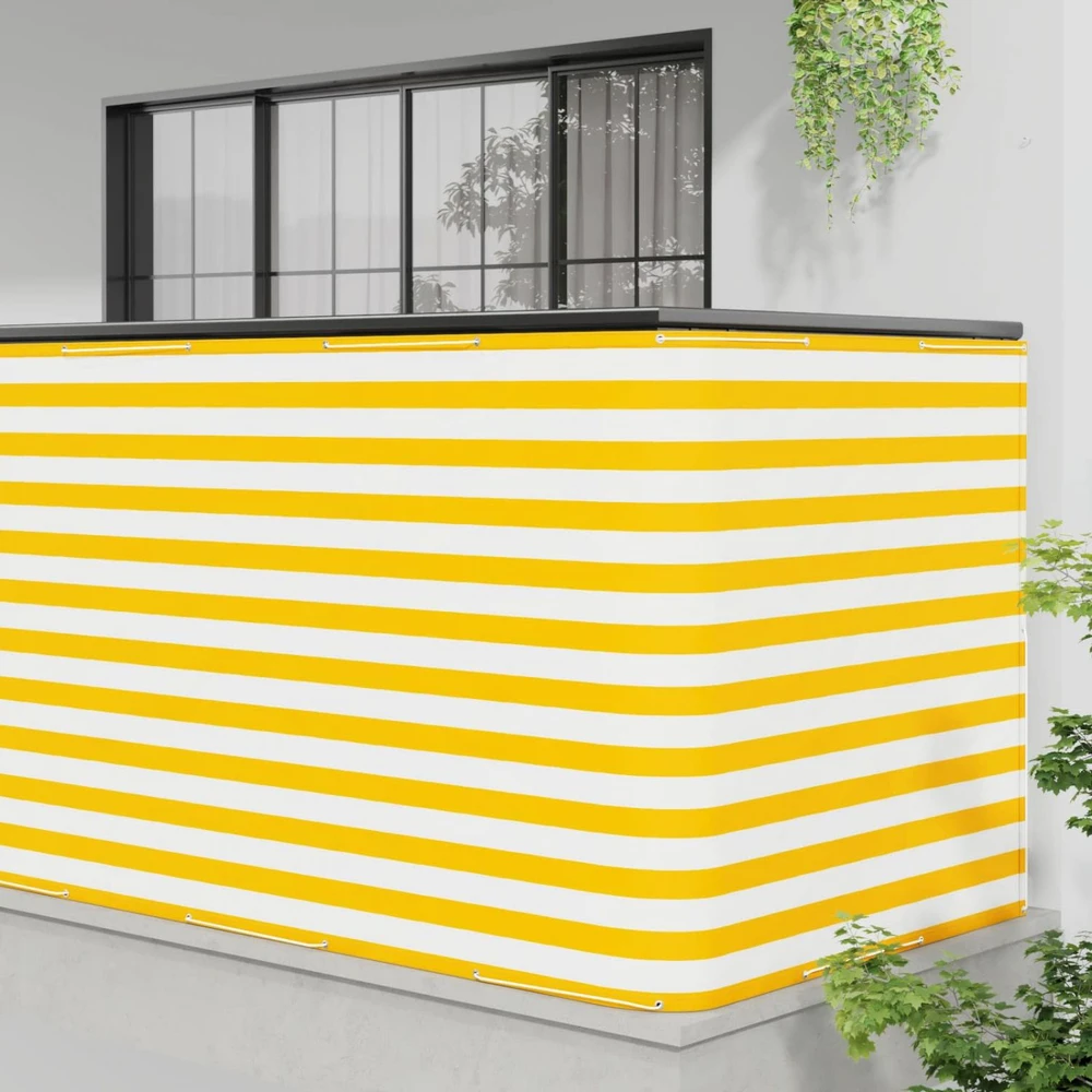 Balkono privatumo ekranas 150 x 600 cm Audinys su PU danga