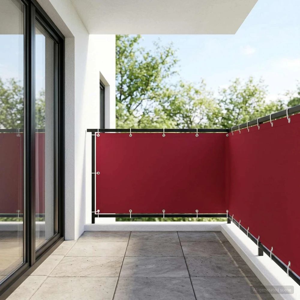 Balkono privatumo ekranas 150 x 700 cm Audinys su PU danga