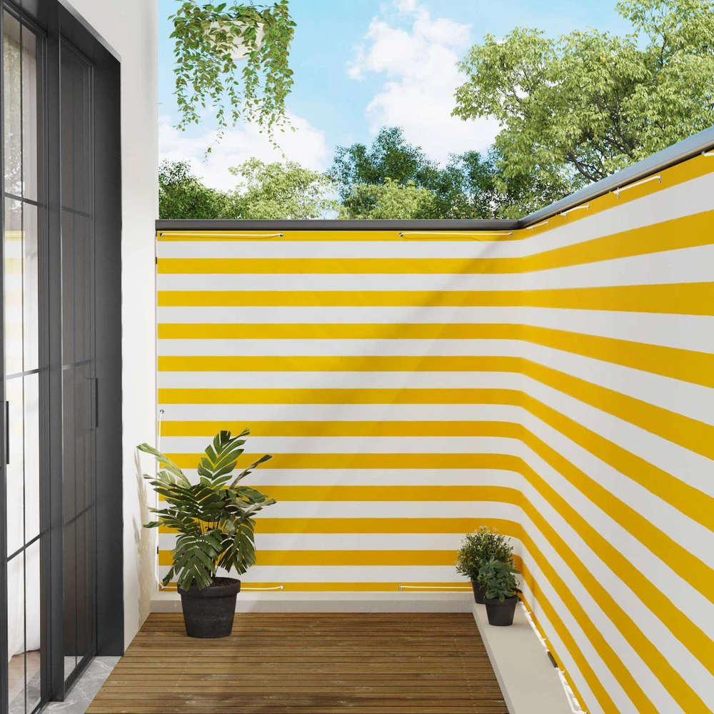 Balkono privatumo ekranas 150 x 800 cm Audinys su PU danga