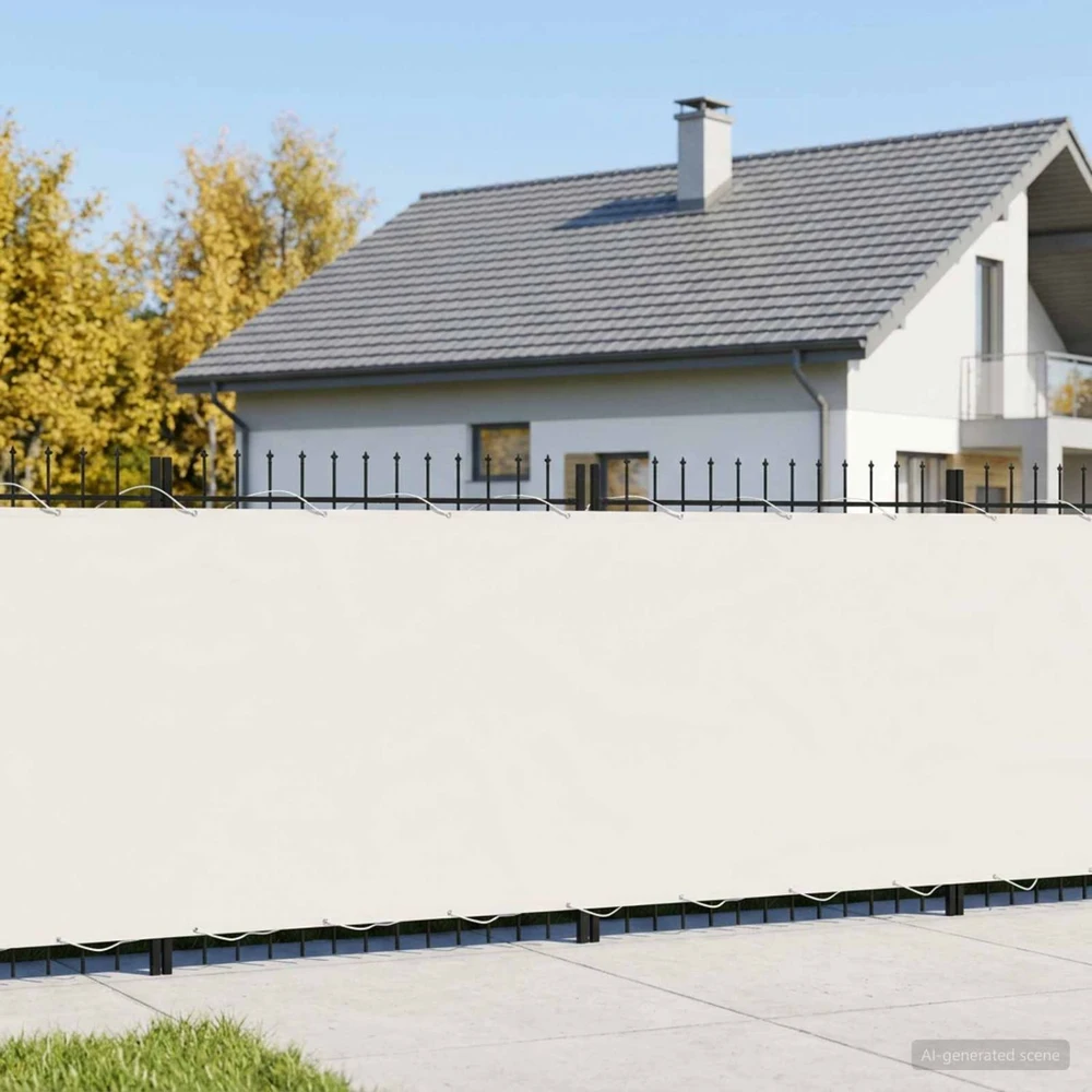 Balkono privatumo ekranas 200 x 800 cm Audinys su PU danga