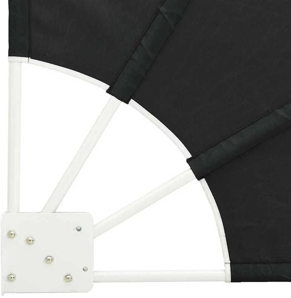 Balkono privatumo ekranas 115 x 115 cm Poliesteris Antracito