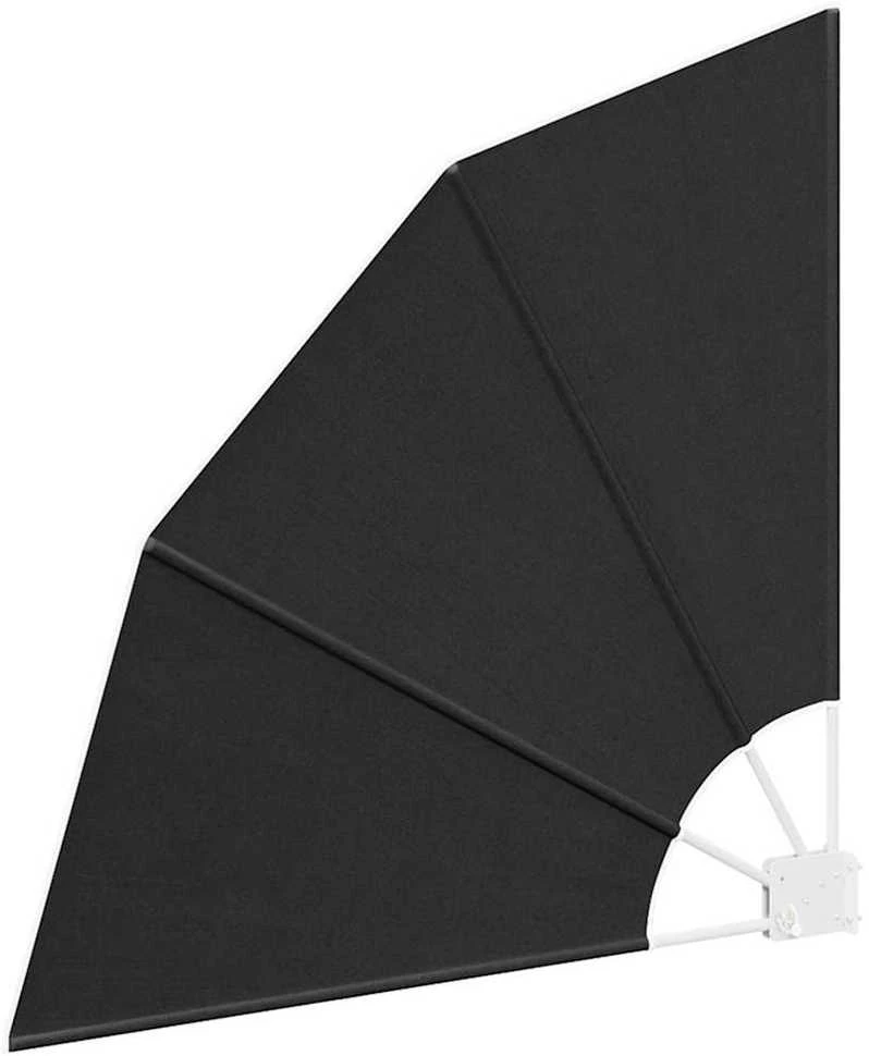 Balkono privatumo ekranas 115 x 115 cm Poliesteris Antracito