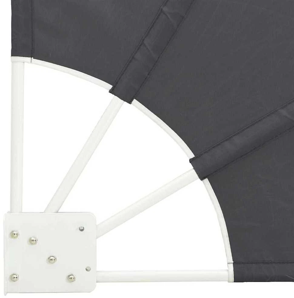 Balkono privatumo ekranas 140 x 140 cm Poliesteris Juoda