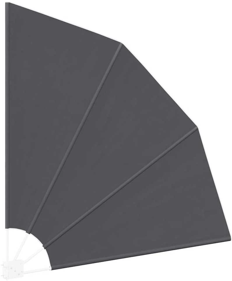 Balkono privatumo ekranas 140 x 140 cm Poliesteris Juoda