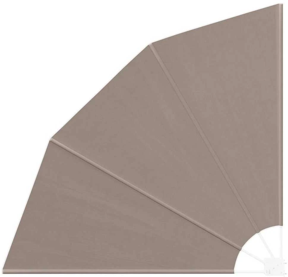Balkono privatumo ekranas 140 x 140 cm Poliesteris Taupe