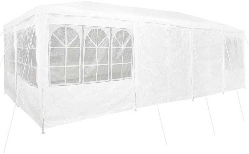 Šventės palapinė Balta 800 x 400 x 266 cm Polietilenas