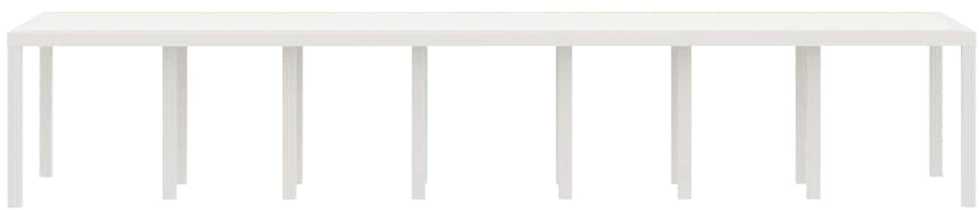 Sodo stalas Balta 400 x 100 x 73 cm poliratanas
