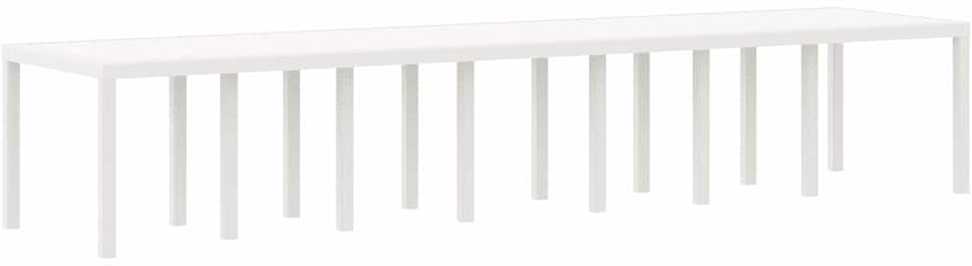 Sodo stalas Balta 400 x 100 x 73 cm poliratanas
