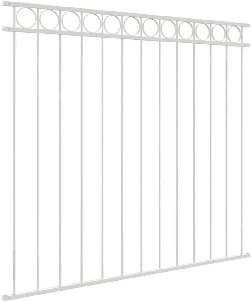 Tvorelių elementas ASSEN 170 x 150 cm Plienas Balta