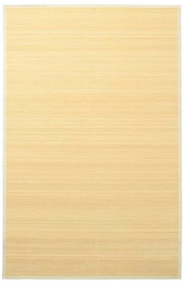 Bambukinis kilimas, 100x160 cm, natūralios spalvos