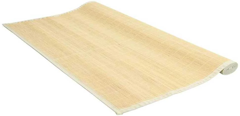 Bambukinis kilimas, 100x160 cm, natūralios spalvos