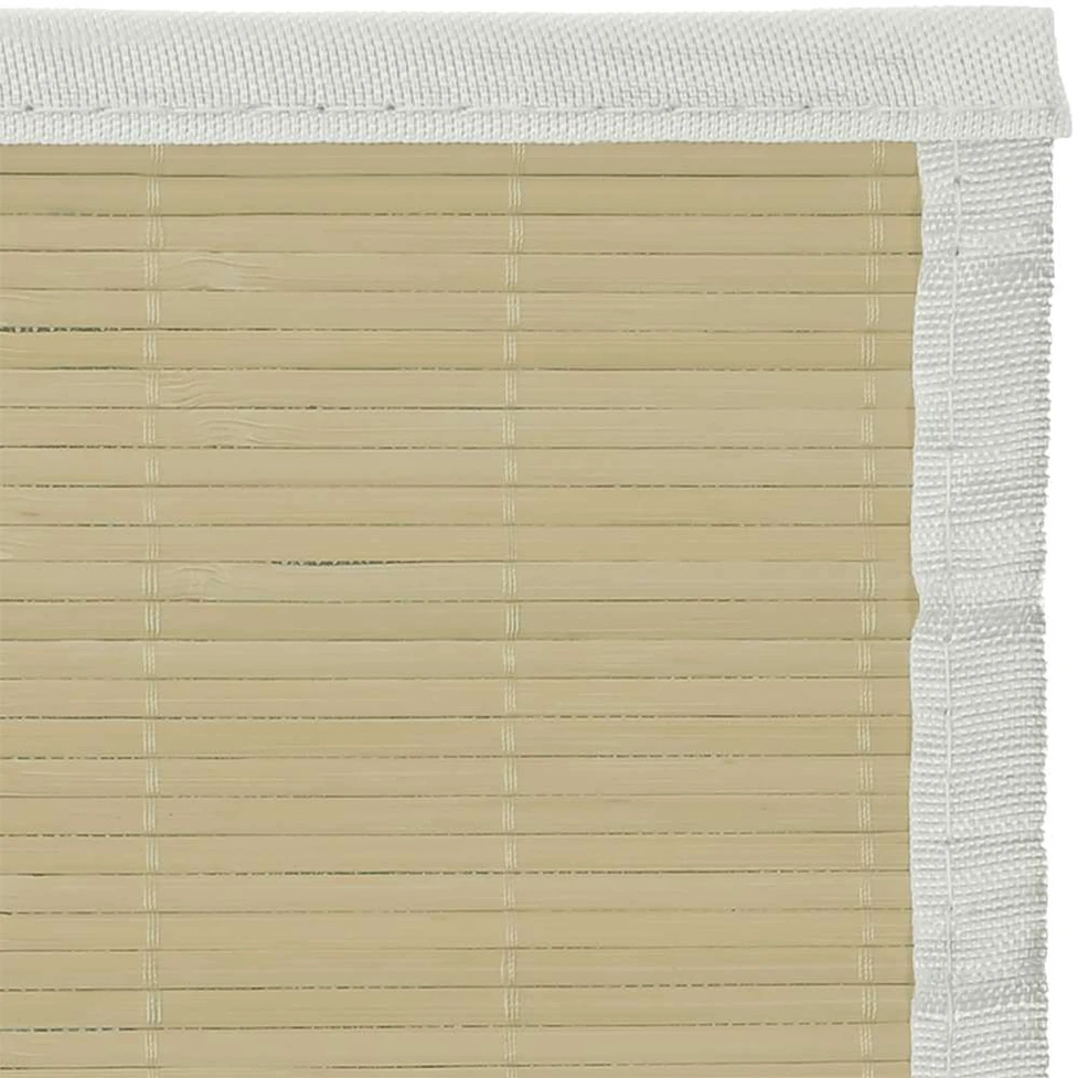 Bambukinis kilimas, 100x160 cm, natūralios spalvos