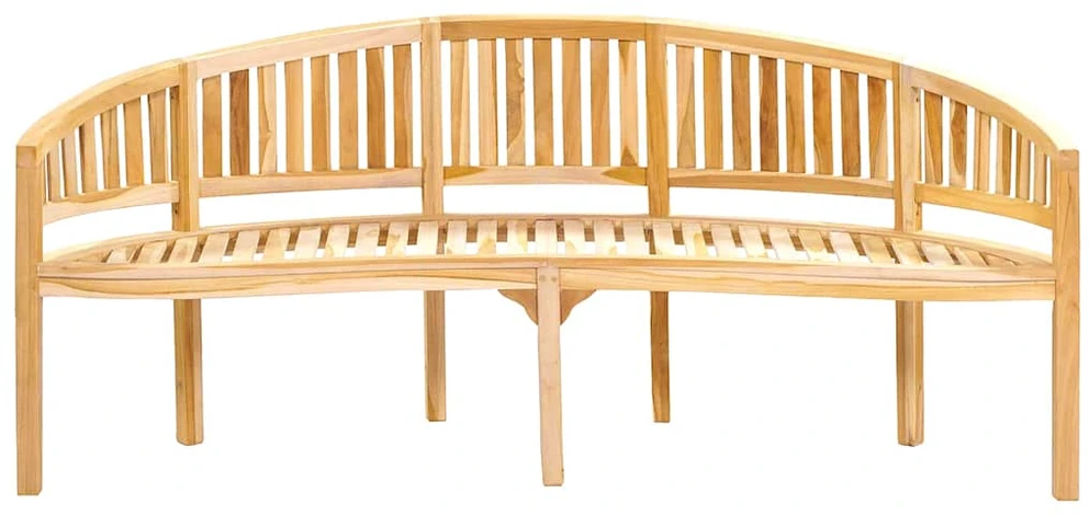 Banano formos suoliukas, 200cm, tikmedžio medienos masyvas
