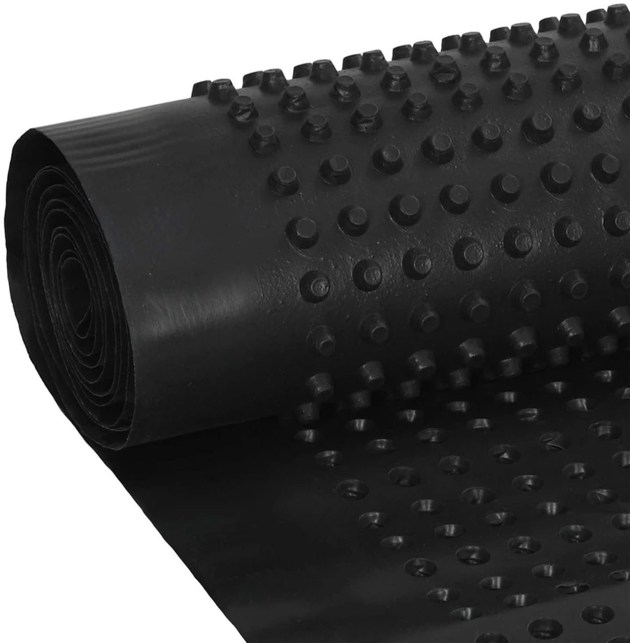 Banguota drenažo plokštė 2 vnt. Juoda 0,5 x 20 m HDPE
