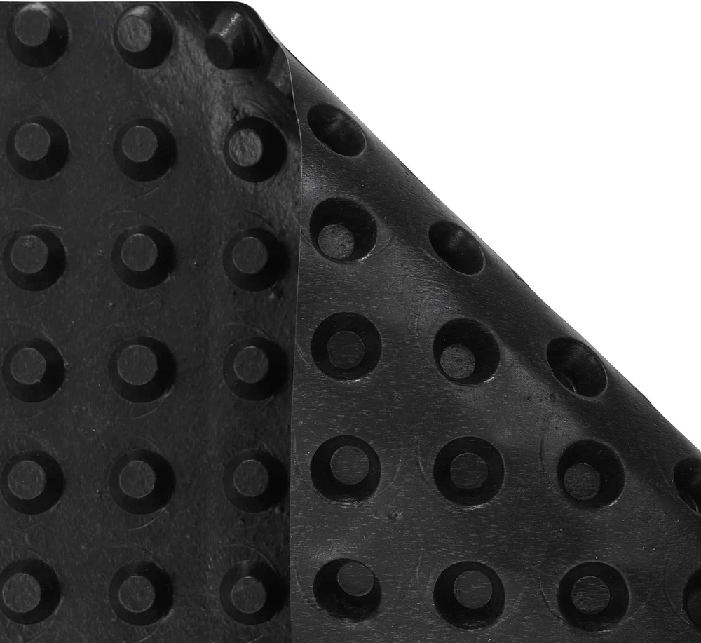 Banguota drenažo plokštė Juoda 0,5 x 10 m HDPE