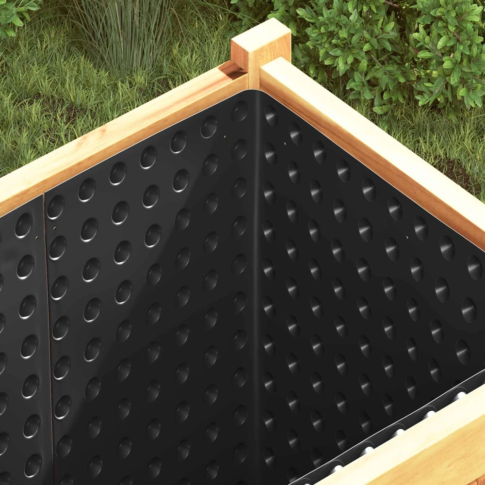 Banguota drenažo plokštė Juoda 0,5 x 20 m HDPE