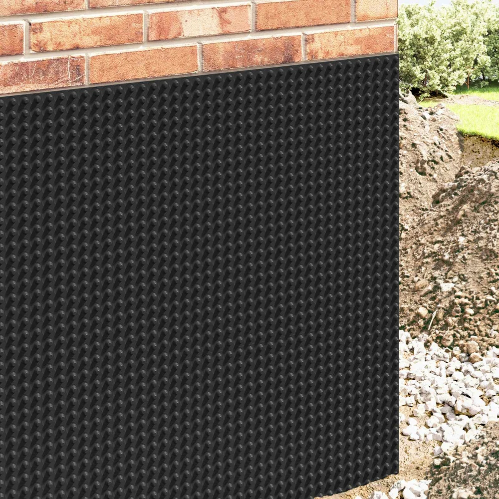 Banguota drenažo plokštė Juoda 0,5 x 20 m HDPE