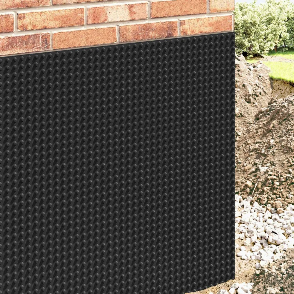 Banguota drenažo plokštė Juoda 0,5 x 20 m HDPE