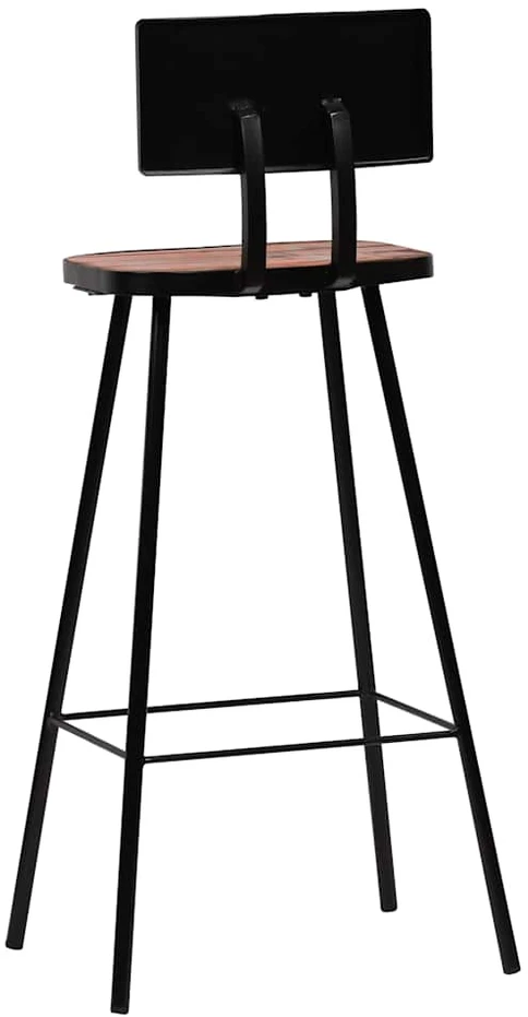 Baro baldų komplektas, 3d., perdirbta mediena, įvairiaspalvis
