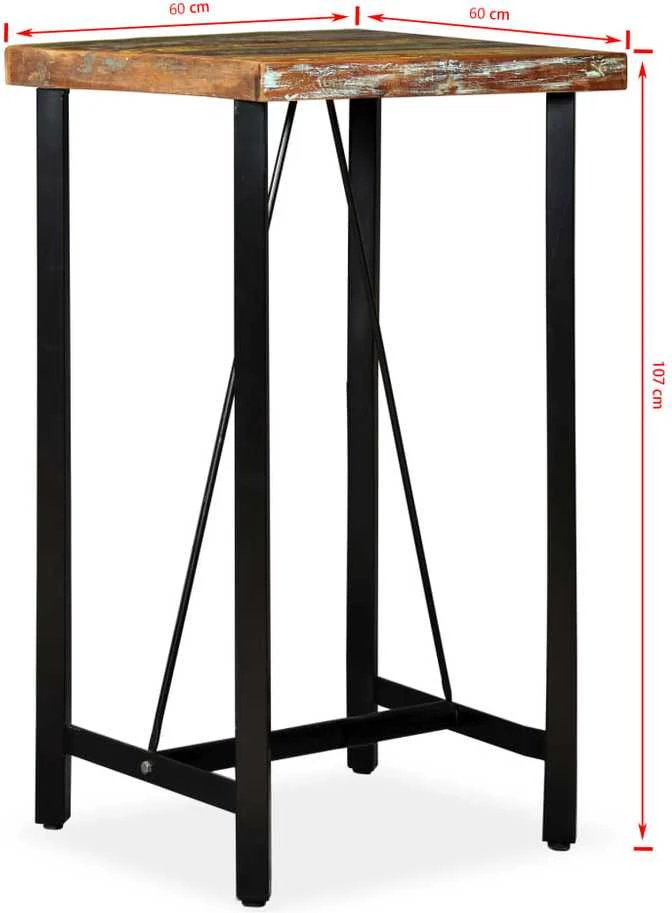 Baro komplektas, 3d., tvirta perdirbta mediena