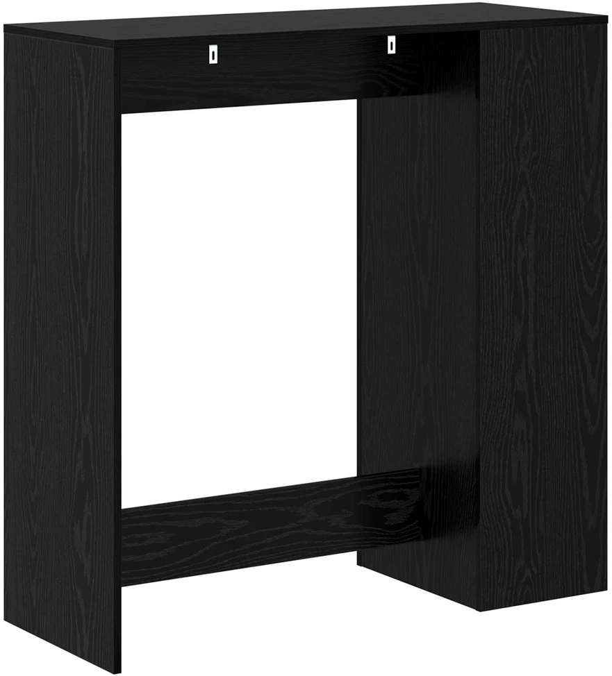 Baro stalas 101 x 40 x 103,5 cm Apdirbta mediena Juodas ąžuolas