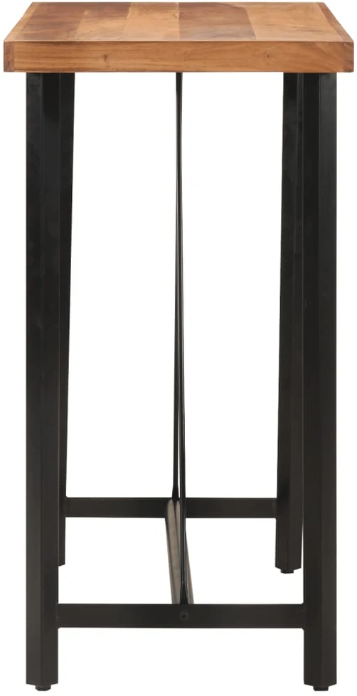 Baro stalas, 110x55x107cm, akacijos medienos masyvas ir geležis