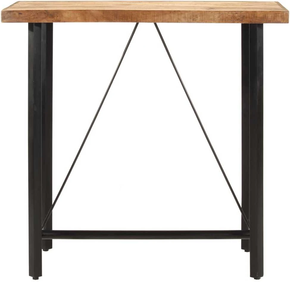 Baro stalas, 110x55x107cm, mango medienos masyvas ir geležis