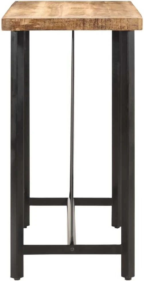 Baro stalas, 110x55x107cm, mango medienos masyvas ir geležis