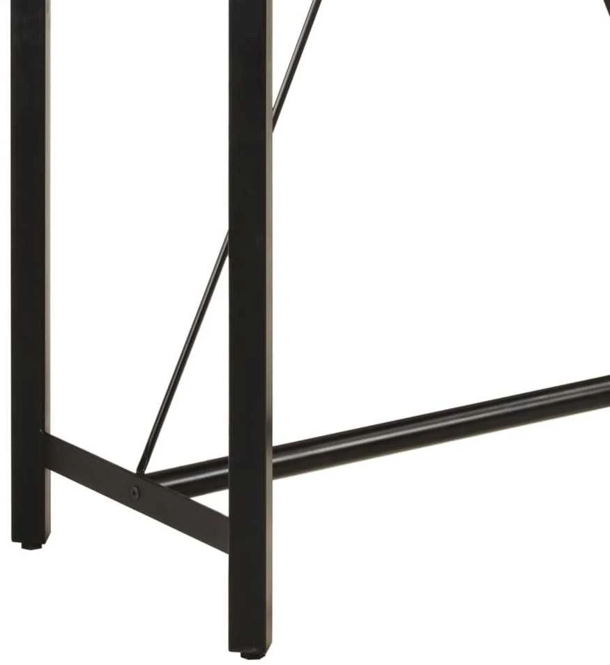 Baro stalas, 110x55x107cm, mango medienos masyvas ir geležis