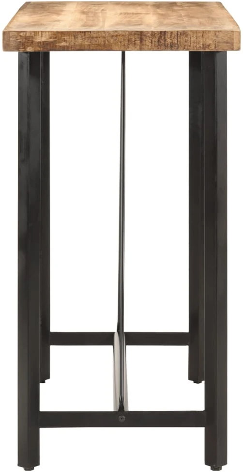 Baro stalas, 110x55x107cm, mango medienos masyvas ir geležis