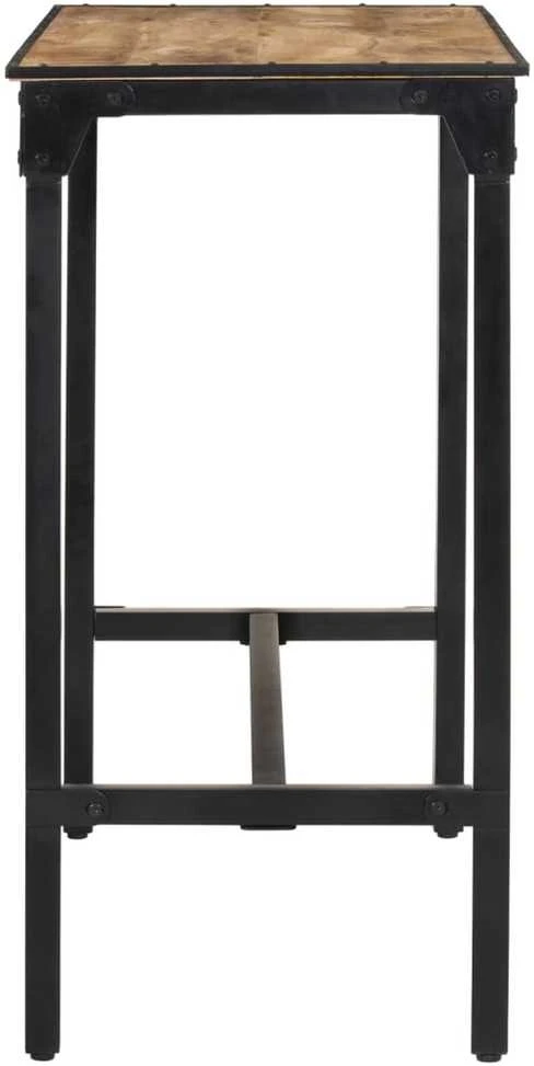 Baro stalas, 110x55x107cm, neapdorotos mango medienos masyvas