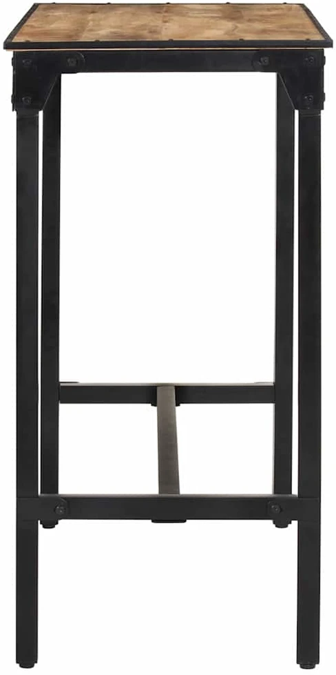 Baro stalas, 110x55x107cm, neapdorotos mango medienos masyvas
