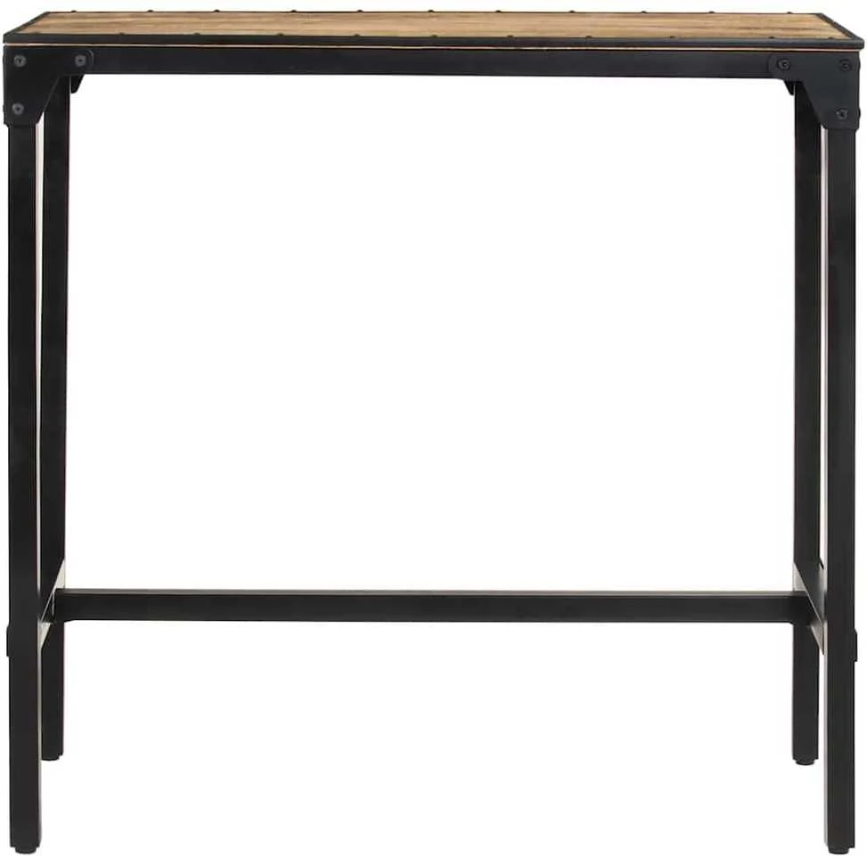 Baro stalas, 110x55x107cm, neapdorotos mango medienos masyvas