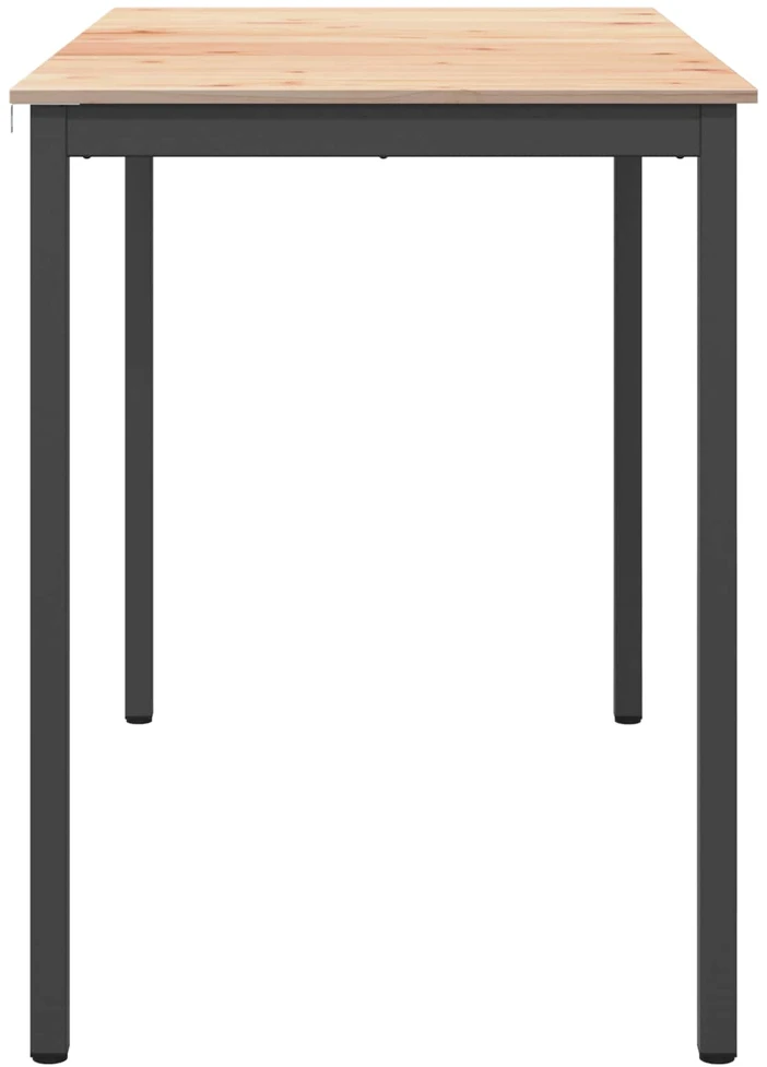 Baro stalas 150 x 80 x 105 cm Kietos pušies mediena Natūrali