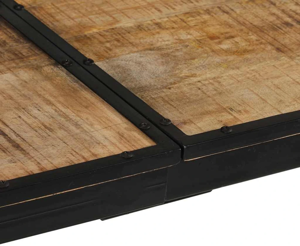 Baro stalas, 150x55x107cm, neapdorotos mango medienos masyvas