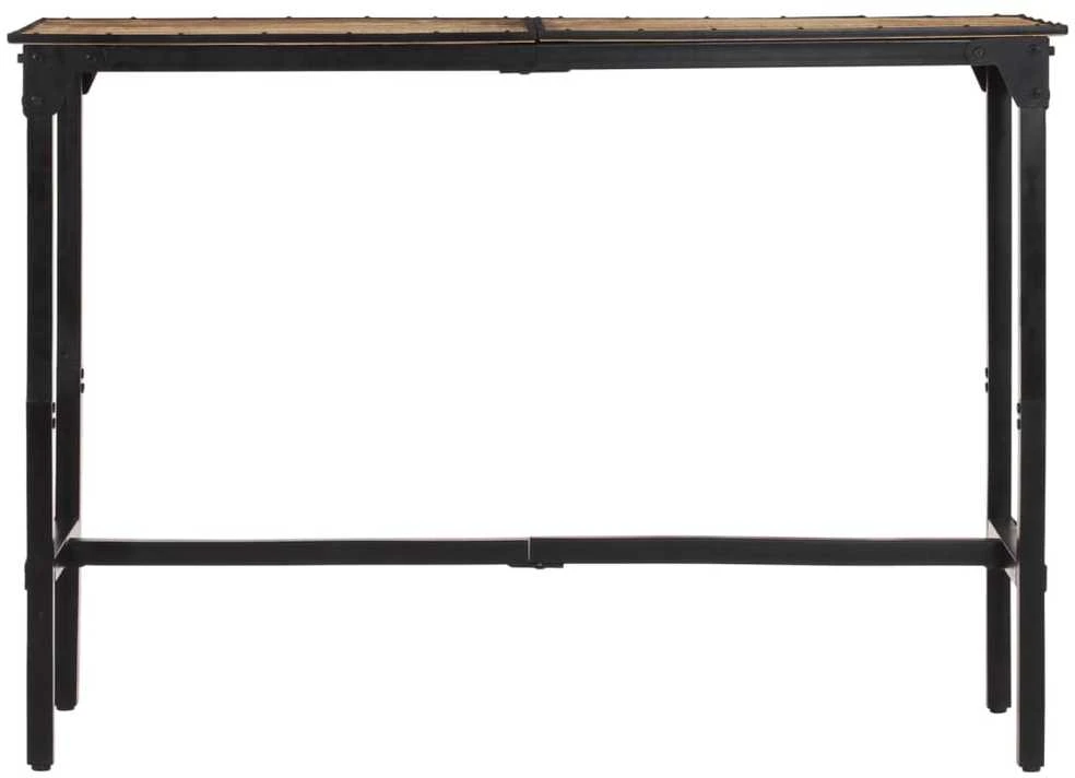Baro stalas, 150x55x107cm, neapdorotos mango medienos masyvas