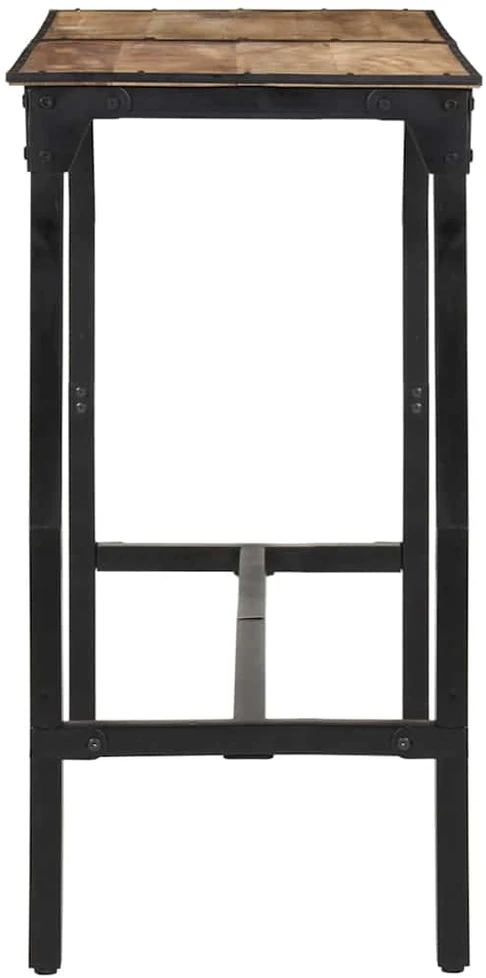 Baro stalas, 150x55x107cm, neapdorotos mango medienos masyvas