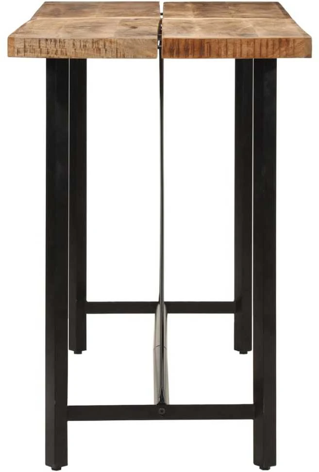Baro stalas, 150x70x107cm, mango medienos masyvas ir geležis