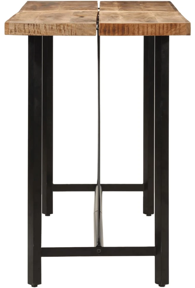 Baro stalas, 150x70x107cm, mango medienos masyvas ir geležis