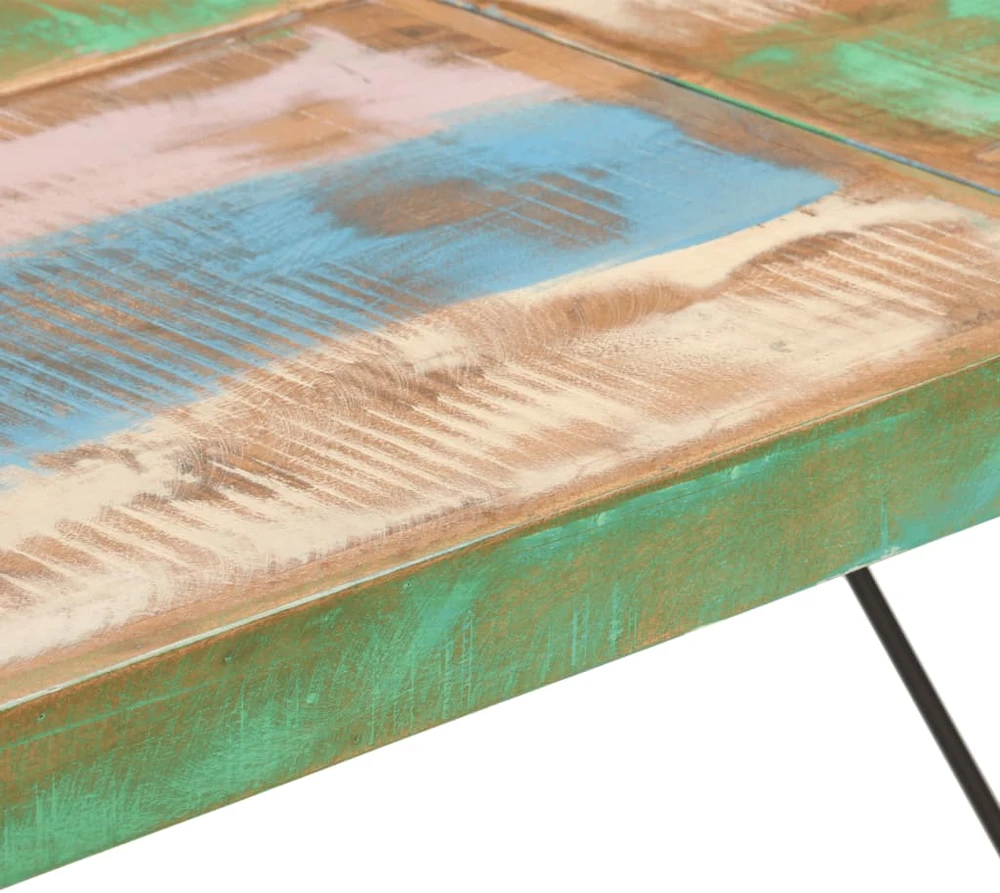 Baro stalas, 150x70x107cm, perdirbtos medienos masyvas/geležis