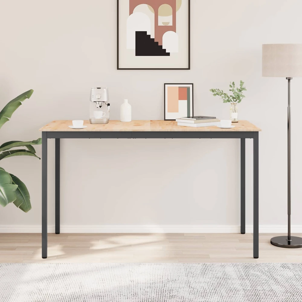 Baro stalas 180 x 90 x 105 cm Kietos pušies mediena Natūrali