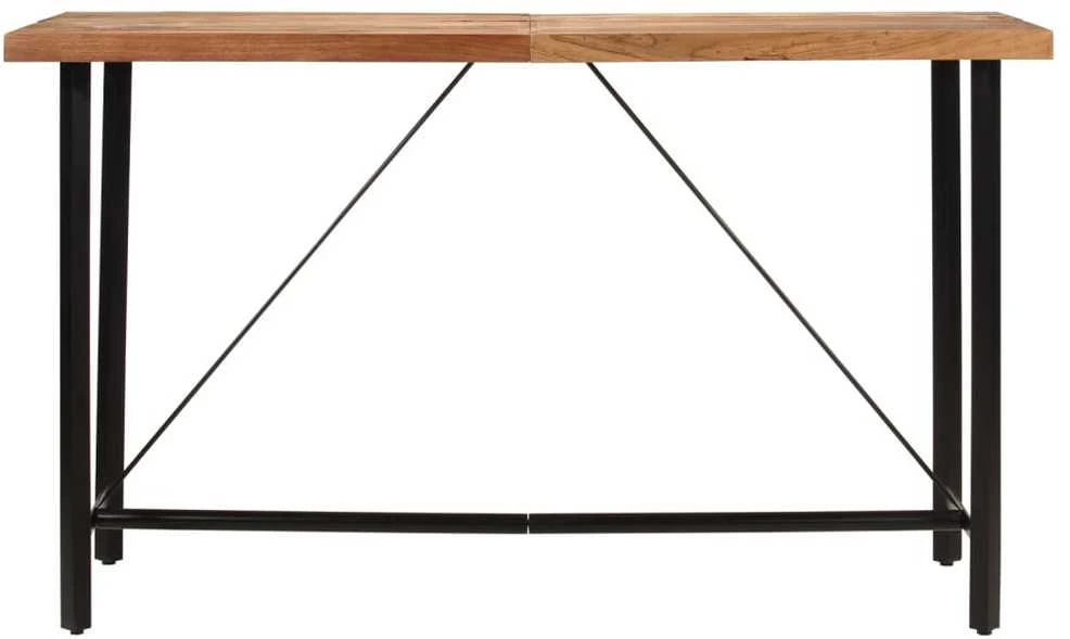 Baro stalas, 180x70x107cm, akacijos medienos masyvas ir geležis