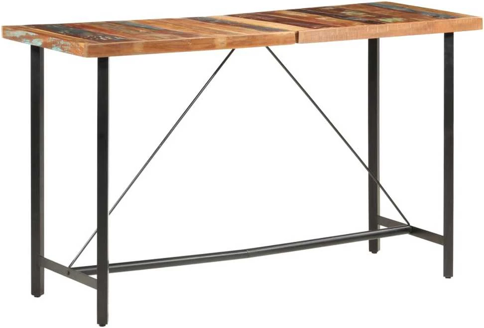 Baro stalas, 180x70x107cm, perdirbtos medienos masyvas