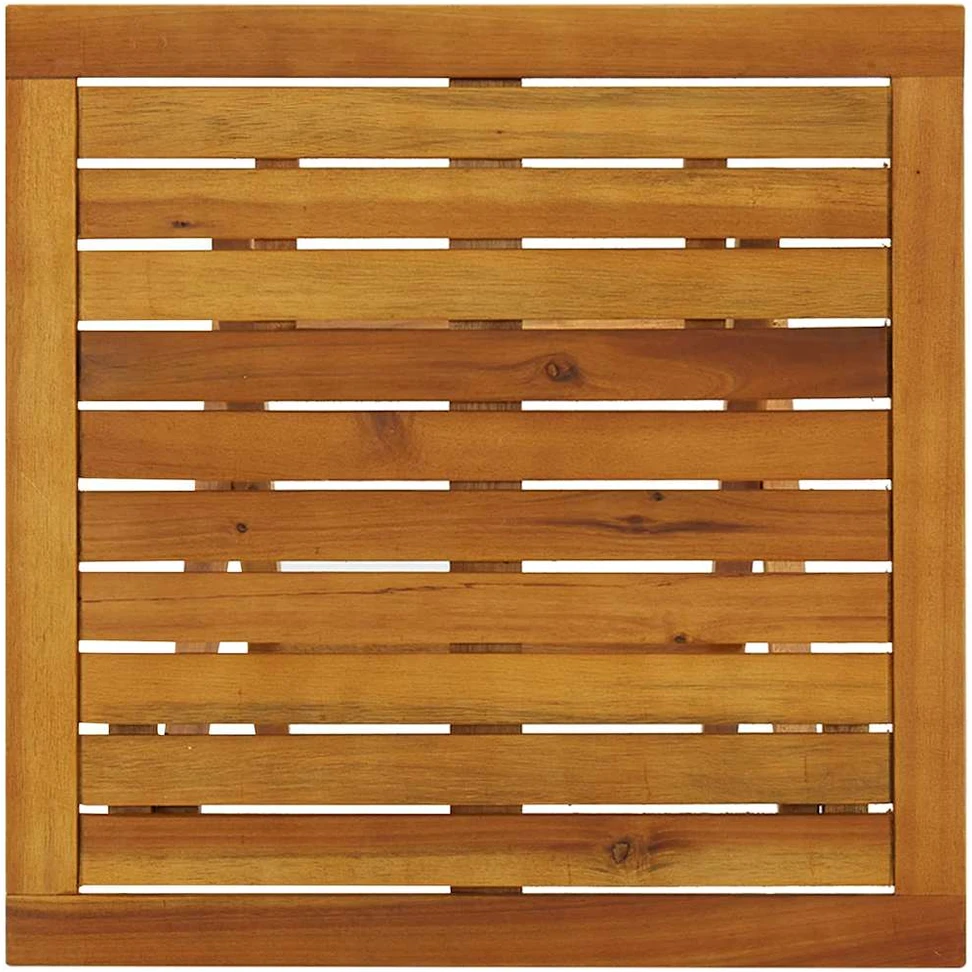Baro stalas, 46x46x47cm, akacijos medienos masyvas