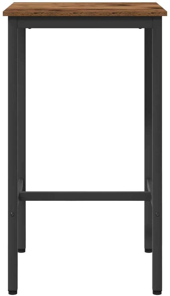 Baro stalas 52 x 52 x 110 cm Apdirbta mediena Stačiakampio